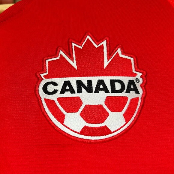 NWT Vintage 2019 Canada with tag.   Nike soccer red home jersey shirt Dri Fit - Picture 8 of 16